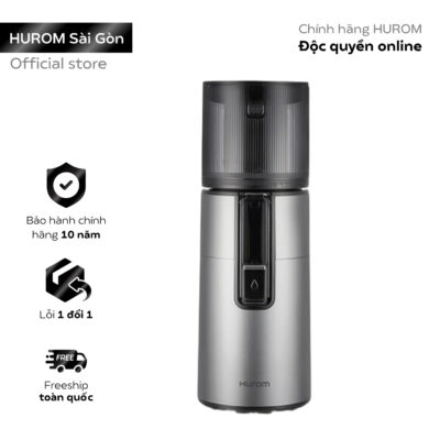 (HCM)CHÍNH HÃNG BẢO HÀNH 10 NĂM - MÁY ÉP CHẬM HUROM H400 MÀU XÁM
