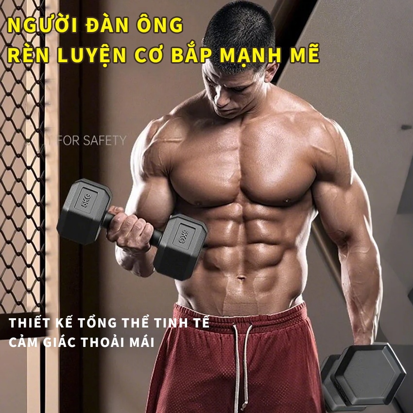 Tạ PINMU Lục Giác Tập Gym Thể Hình Tại Nhà 2kg 4kg 10kg 20kg Nhựa PVC Cao Cấp Nam Nữ Đều Dùng Được Tạ PINMU Lục Giác Tập Gym Thể Hình Tại Nhà 2kg 4kg 10kg 20kg Nhựa PVC Cao Cấp Nam Nữ Đều Dùng Được