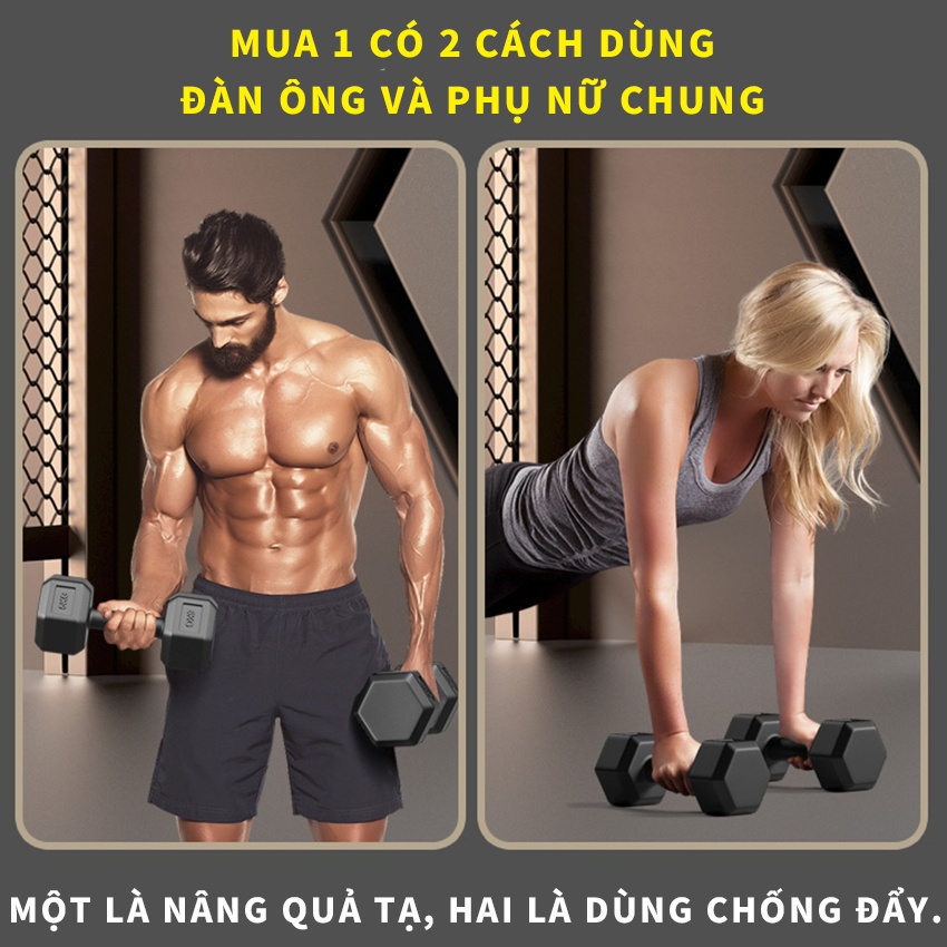 Tạ PINMU Lục Giác Tập Gym Thể Hình Tại Nhà 2kg 4kg 10kg 20kg Nhựa PVC Cao Cấp Nam Nữ Đều Dùng Được Tạ PINMU Lục Giác Tập Gym Thể Hình Tại Nhà 2kg 4kg 10kg 20kg Nhựa PVC Cao Cấp Nam Nữ Đều Dùng Được
