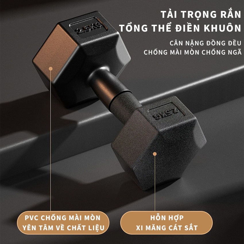 Tạ PINMU Lục Giác Tập Gym Thể Hình Tại Nhà 2kg 4kg 10kg 20kg Nhựa PVC Cao Cấp Nam Nữ Đều Dùng Được Tạ PINMU Lục Giác Tập Gym Thể Hình Tại Nhà 2kg 4kg 10kg 20kg Nhựa PVC Cao Cấp Nam Nữ Đều Dùng Được