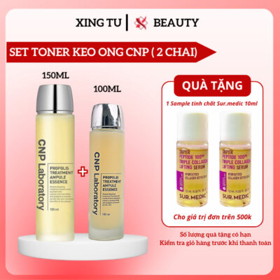 Nước Thần Keo Ong CNP Cấp Ẩm, Toner CNP Laboratory Dưỡng Ẩm Phục Hồi Da Làm Dịu, Giảm Thâm Nám 150Ml - Xingtu Beauty