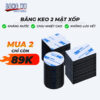 Băng keo 2 mặt siêu dính 3M dán móc treo chuyên dụng - COMBO 10 Miếng