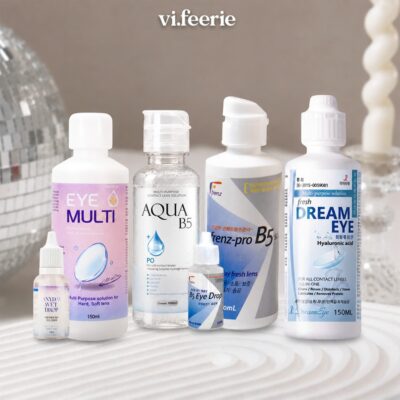 Nước ngâm lens - nước nhỏ mắt lens Eye Multi/ Aqua B5/ Frenz Pro B5 chuyên dụng -  Vi Feerie Lens