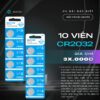 Beston Vỉ 5 viên pin CR2032 , CR1632 ,CR2025 Pin cúc áo 3V cho điều khiển xe máy ,quạt, cân điện tử