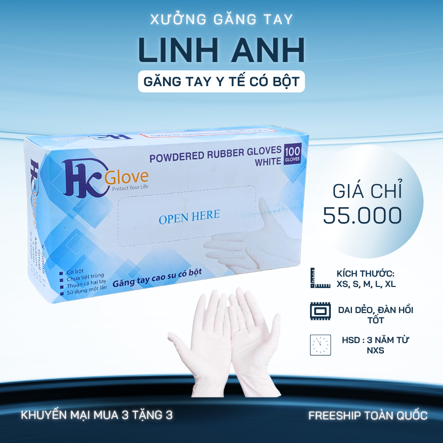 Găng tay y tế có bột và găng tay không bột của Duy Hằng chuyên dùng phòng khám , spa ,phun xăm... Găng tay y tế có bột và găng tay không bột của Duy Hằng chuyên dùng phòng khám , spa ,phun xăm...