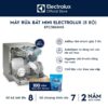 [Tặng 100 viên Finish] Free giao lắp - Máy rửa bát Mini 8 bộ Electrolux EFC3862MS - tự động mở cửa, sấy khô diệt khuẩn