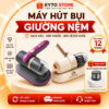 Máy Hút Bụi Giường Nệm Cầm Tay KYTO - Không Dây, Có Đèn UV, Hút Nệm Giường/Sofa/Quần Áo - Sạc TypeC