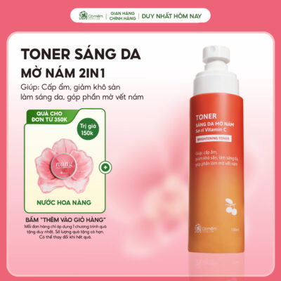 Toner Sáng Da Mờ Nám Tàn Nhang Vitamin C Chiết Xuất Sơ Ri Cỏ Mềm 150ml