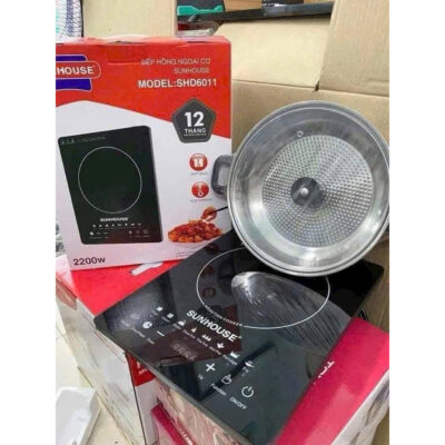 [Bảo Hành 36 Tháng] Bếp Từ SUNHOUSE SHD 6011, Bếp Từ Đơn Cảm Ứng  Công Suất 2.200W, 8 Chế Độ Nấu Đa Năng