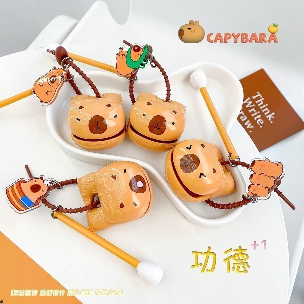 🍑peach🍑 Gõ mõ mini Capybara, Mõ giải nghiệp hình thú dễ thương vang to – Bộ gõ mõ Tịnh Tâm Vô Tri, đồ chơi văn phòng 🍑peach🍑 Gõ mõ mini Capybara, Mõ giải nghiệp hình thú dễ thương vang to – Bộ gõ mõ Tịnh Tâm Vô Tri, đồ chơi văn phòng