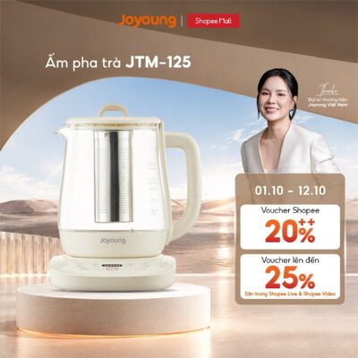 Ấm pha trà đa năng Joyoung JTM-125 | Dung tích 1.5L | Công suất 800W