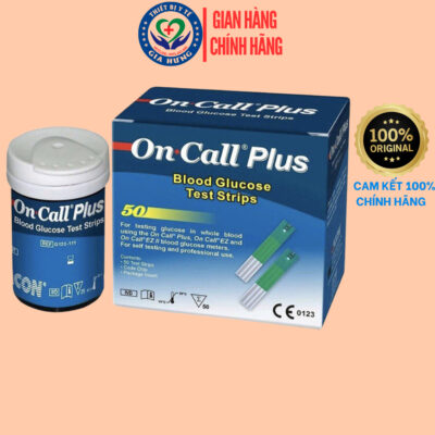 Que Thử Đường Huyết Acon On Call Plus Dùng Cho Máy On Call Plus & On Call EZ II (Đựng Trọng Lọ)