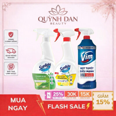 NƯỚC XỊT LAU BẾP CIF 500ml Phiên Bản Mới là Sunlight .