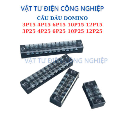 Cầu đấu điện Domino 3P 4P 6P 10P 12P 15A 25A