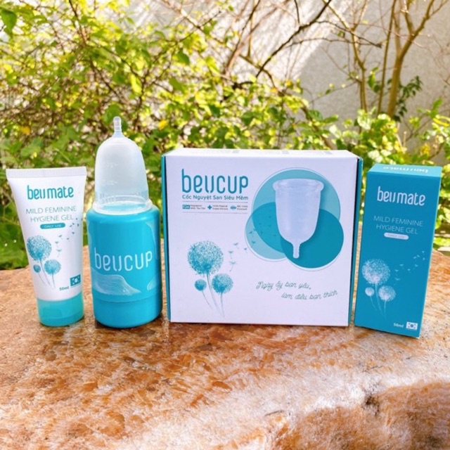 Combo 2 Cốc Nguyệt San BeUCup Chính Hãng,100% Silicol Y Tế Wacker Đức siêu mềm Combo 2 Cốc Nguyệt San BeUCup Chính Hãng,100% Silicol Y Tế Wacker Đức siêu mềm