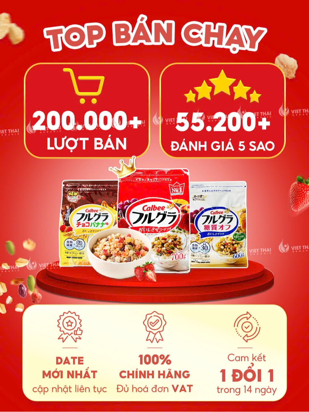 【PHIÊN BẢN MỚI + 13 VỊ】Ngũ cốc Calbee Nhật Bản Ăn Kiêng Giảm Cân - Granola Dinh Dưỡng Mix Trái Cây Hạt Ăn Sáng 【PHIÊN BẢN MỚI + 13 VỊ】Ngũ cốc Calbee Nhật Bản Ăn Kiêng Giảm Cân - Granola Dinh Dưỡng Mix Trái Cây Hạt Ăn Sáng