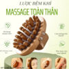 Lược massage cơ thể giúp cơ thể dễ chịu, bàn chải khí mát-xa toàn thân bằng gỗ thơm - Mỹ Nghệ Dưỡng Sinh HT