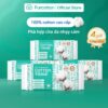 Purcotton Khăn lau mặt cotton- 100% cotton tự nhiên, mềm mại, làm sạch dịu nhẹ, nuôi dưỡng da nhạy cảm