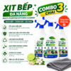 Nước Xịt Bếp Châu Anh 500ml – Tẩy Dầu Mỡ, Vệ Sinh Bếp & Lò Chiên