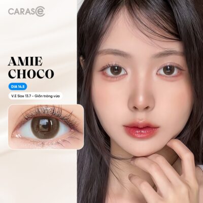 Kính Áp Tròng CARASE 1 Tháng Standard - Lens cận Nâu Chocolate - AMIE CHOCO [1 chiếc]