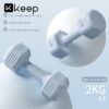 Quả Tạ KEEP Tập Tay Cho Nữ Tại Nhà Nhiều Màu Sắc Trọng Lượng 1kg 1kg5 2kg 3kg Chuyên Thể Dục bọc nhựa cao cấp chống xước
