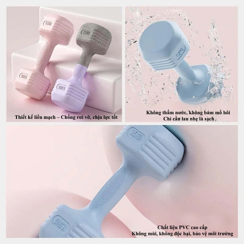 Quả Tạ KEEP Tập Tay Cho Nữ Tại Nhà Nhiều Màu Sắc Trọng Lượng 1kg 1kg5 2kg 3kg Chuyên Thể Dục bọc nhựa cao cấp chống xước Quả Tạ KEEP Tập Tay Cho Nữ Tại Nhà Nhiều Màu Sắc Trọng Lượng 1kg 1kg5 2kg 3kg Chuyên Thể Dục bọc nhựa cao cấp chống xước