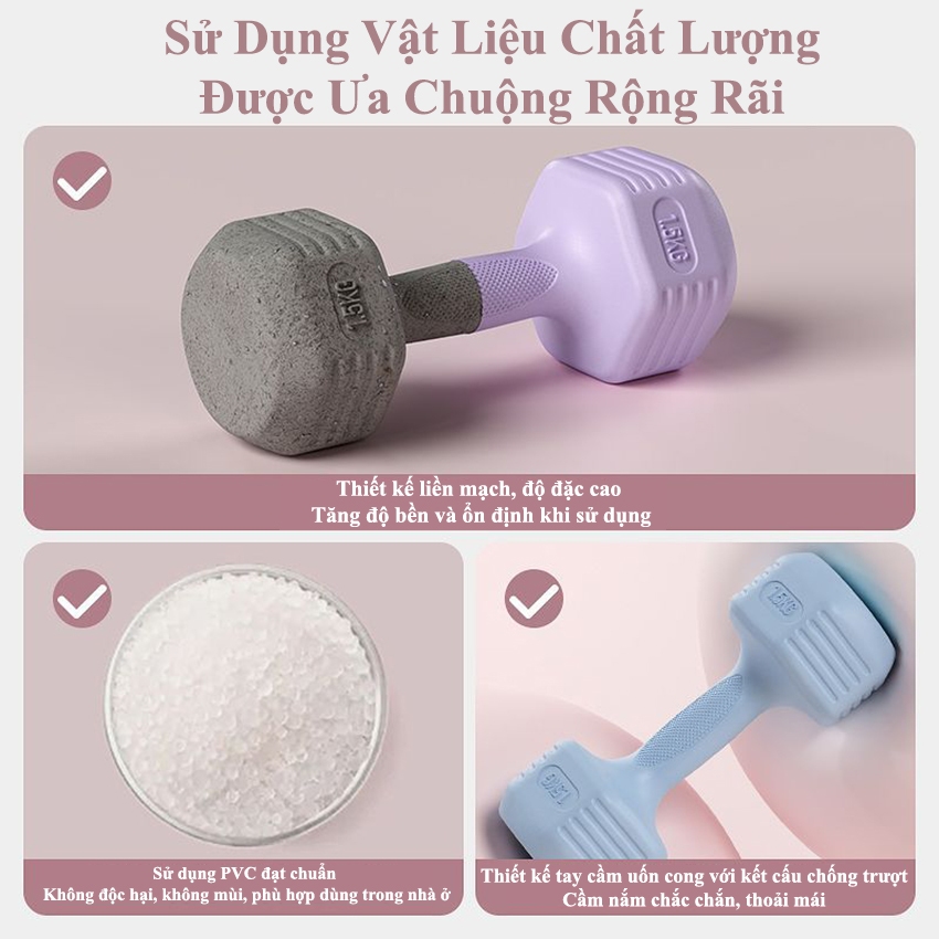 Quả Tạ KEEP Tập Tay Cho Nữ Tại Nhà Nhiều Màu Sắc Trọng Lượng 1kg 1kg5 2kg 3kg Chuyên Thể Dục bọc nhựa cao cấp chống xước Quả Tạ KEEP Tập Tay Cho Nữ Tại Nhà Nhiều Màu Sắc Trọng Lượng 1kg 1kg5 2kg 3kg Chuyên Thể Dục bọc nhựa cao cấp chống xước