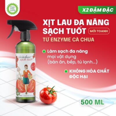 Xịt Tẩy Rửa Đa Năng, Xịt Lau Bếp Sạch Tuốt Đậm Đặc Cô Cà Chua 500 ML