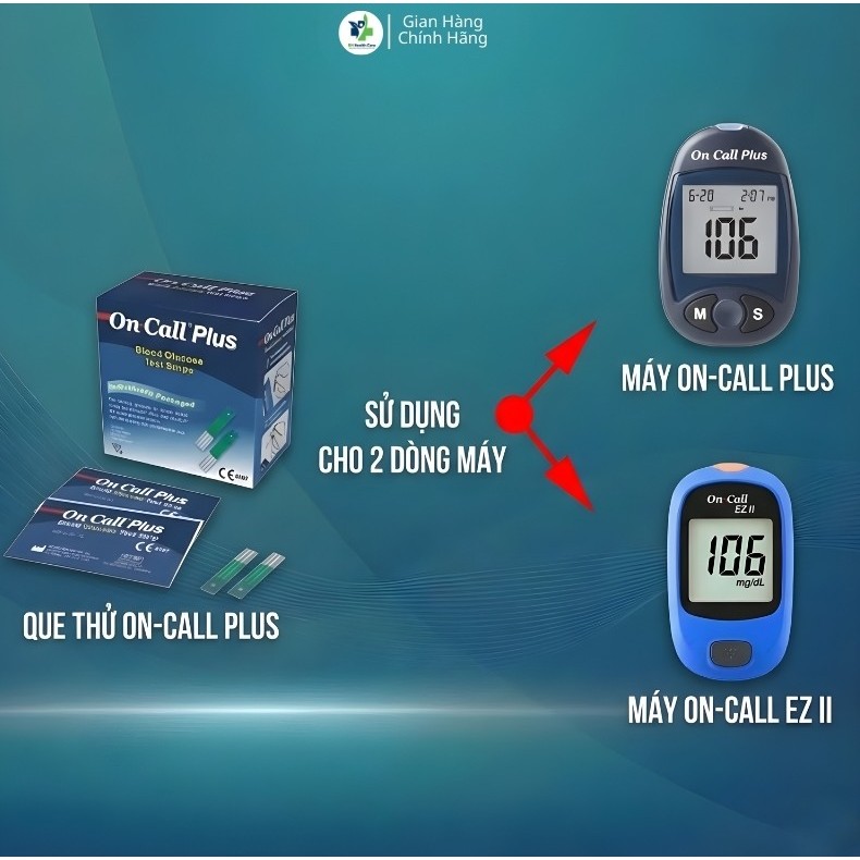 Que Thử Đường Huyết On Call Plus Chính Xác, Kết Qủa Nhanh Chóng G133-111 Que Thử Đường Huyết On Call Plus Chính Xác, Kết Qủa Nhanh Chóng G133-111