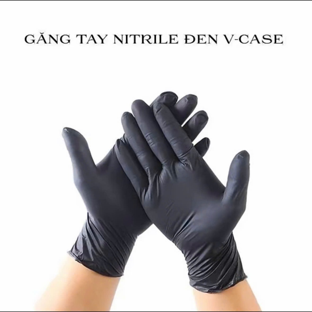 (Hộp 100c) Găng Tay Y Tế NITRILE Đen Xanh Trắng Hàng loại 1 không bột (Hộp 100c) Găng Tay Y Tế NITRILE Đen Xanh Trắng Hàng loại 1 không bột