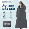 Áo mưa LADICARE măng tô Loại Tốt – vải da cá siêu bền, chống thấm, phù hợp cho cả nam nữ đi xe máy