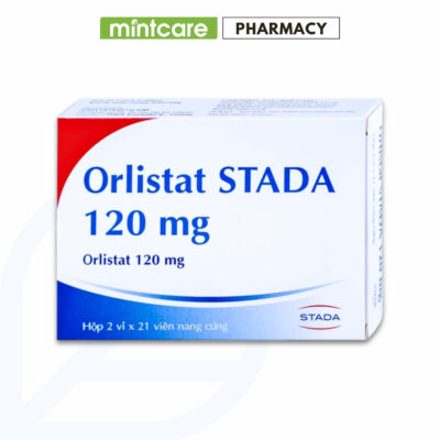 Viên Uống Orlistat STADA 120mg Hộp 42 Viên Hỗ Trợ Kiểm Soát Cân Nặng Hiệu Quả