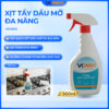 Tẩy Dầu Mỡ Đa Năng Cao Cấp VKINNO 500ml-Chuyên Dụng Cho Bếp Từ, Bếp Hồng Ngoại-An Toàn Bề Mặt Bếp