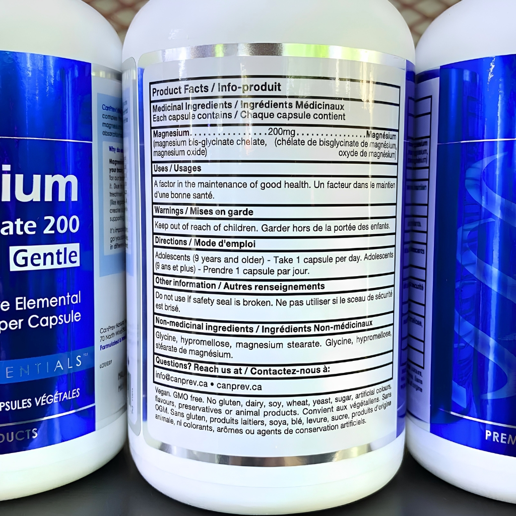 Viên Uống Canprev Magnesium BisGlycinate 200mg Giảm Căng Thẳng, Dễ Ngủ, Chắc Khỏe Xương Chính Hãng Viên Uống Canprev Magnesium BisGlycinate 200mg Giảm Căng Thẳng, Dễ Ngủ, Chắc Khỏe Xương Chính Hãng