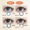SLENS - 1 NGÀY (1 CHIẾC) MUSE blue/brown/green/pink MPC - Kính áp tròng Hàn quốc Seoullens