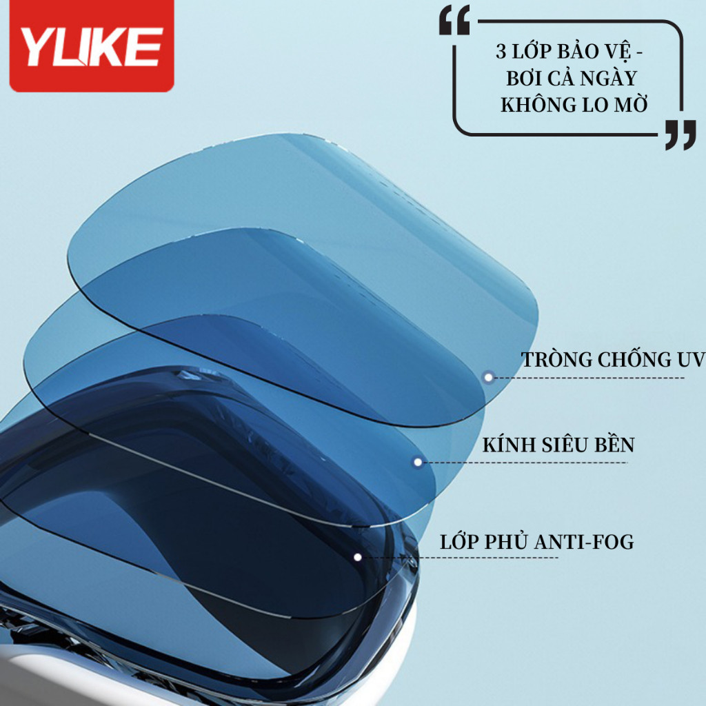 Combo Mũ Bơi + Kính Bơi YUKE Chống Mờ Vĩnh Viễn, Kính HD Trong Suốt, Mũ Silicon Mềm Co Giãn, Siêu Thoải Mái Combo Mũ Bơi + Kính Bơi YUKE Chống Mờ Vĩnh Viễn, Kính HD Trong Suốt, Mũ Silicon Mềm Co Giãn, Siêu Thoải Mái