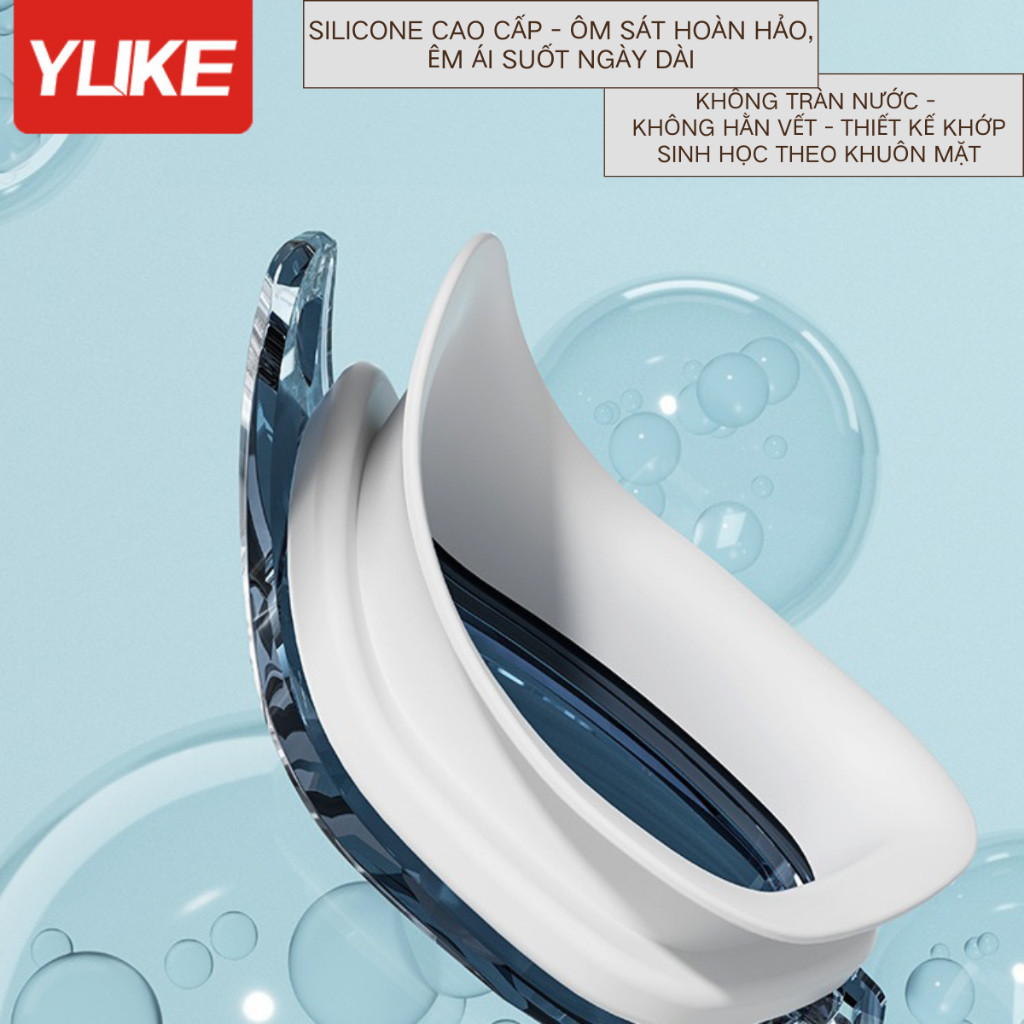 Combo Mũ Bơi + Kính Bơi YUKE Chống Mờ Vĩnh Viễn, Kính HD Trong Suốt, Mũ Silicon Mềm Co Giãn, Siêu Thoải Mái Combo Mũ Bơi + Kính Bơi YUKE Chống Mờ Vĩnh Viễn, Kính HD Trong Suốt, Mũ Silicon Mềm Co Giãn, Siêu Thoải Mái