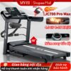 Máy chạy bộ tại nhà MY-HI JC700,Tốc độ16km/h,Theo Dõi Nhịp Tim,Giảm chấn chống ồn,Màn hình LED