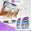 Tẩy Dầu Mỡ Nhà Bếp OVAL POWER 500ML- Gas Bếp Từ Đáy Xoong Nồi Đáy Chảo Tường Gạch Siêu Sạch Lưới Lọc Hút Mùi Mặt Bếp