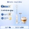 Có hàng Simplus Máy đánh trứng tạo bọt sữa đa năng thời gian dùng liên tục lâu 2 que đánh inox 304 3 mức tốc độ NPQH001