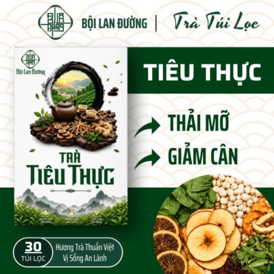 Trà Tiêu Thực - Bội Lan Đường - Detox giảm cân, Thanh nhẹ cơ thể, giảm tích trệ bụng, eo, bụng dễ tiêu, không tích nước