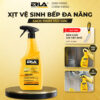 Xịt Vệ Sinh Bếp Đa Năng AN TOÀN từ Chanh vàng nhập khẩu - Erla Degri (750ml)