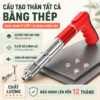 (Tặng Kèm 100 Đinh ) Máy Bắn Đinh Hạt Nổ Mẫu Mới Nhất 2025 Bắn Đinh Bê Tông S4