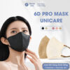 Combo 150 cái Khẩu Trang 6D PRO UniMask 3 Lớp Chính Hãng Cao Cấp,Thời Trang, Quai Chun Thoải Mái