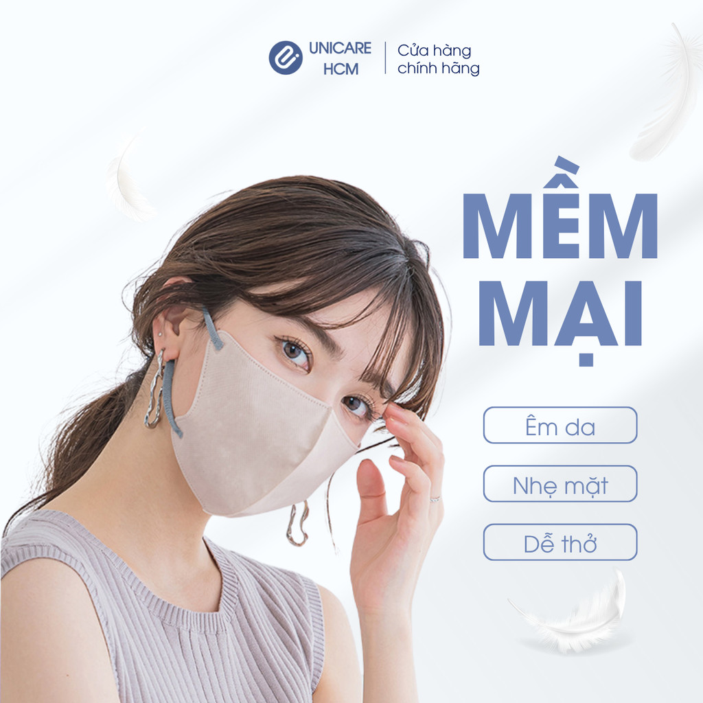 Combo 150 cái Khẩu Trang 6D PRO UniMask 3 Lớp Chính Hãng Cao Cấp,Thời Trang, Quai Chun Thoải Mái Combo 150 cái Khẩu Trang 6D PRO UniMask 3 Lớp Chính Hãng Cao Cấp,Thời Trang, Quai Chun Thoải Mái