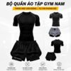 Bộ Quần Áo Tập Gym Nam Kết Hợp Áo Body và Quần Short 2 Lớp Co Dãn 4 Chiều Chất Liệu Thun Lạnh Thấm Hút Mồ Hôi Thoáng Khí