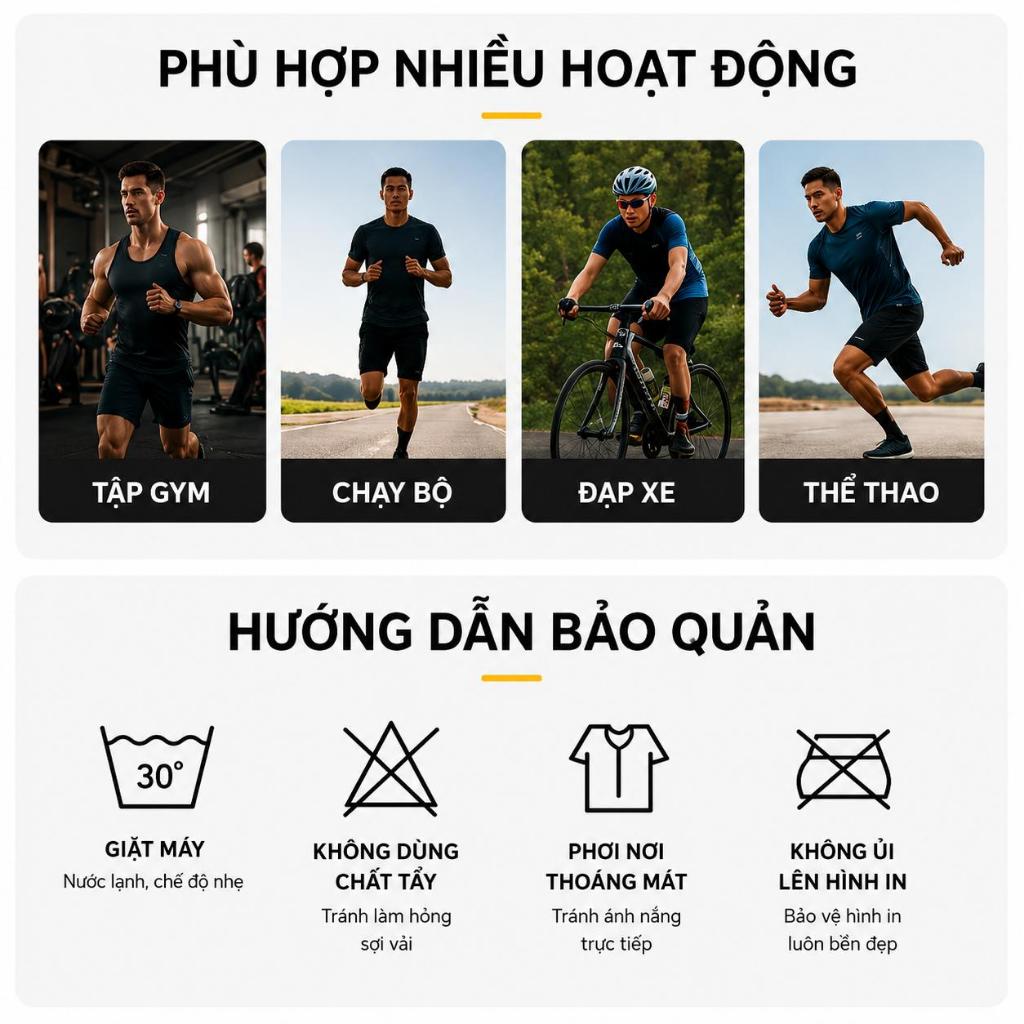 Bộ Quần Áo Tập Gym Nam Kết Hợp Áo Body và Quần Short 2 Lớp Co Dãn 4 Chiều Chất Liệu Thun Lạnh Thấm Hút Mồ Hôi Thoáng Khí Bộ Quần Áo Tập Gym Nam Kết Hợp Áo Body và Quần Short 2 Lớp Co Dãn 4 Chiều Chất Liệu Thun Lạnh Thấm Hút Mồ Hôi Thoáng Khí