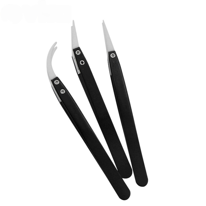 Nhíp Đầu Gốm Chuyên Dụng Gắp Linh Kiện Chống Tĩnh Điện Cán Thép Không Rỉ VITO VT00032 Nhíp Đầu Gốm Chuyên Dụng Gắp Linh Kiện Chống Tĩnh Điện Cán Thép Không Rỉ VITO VT00032