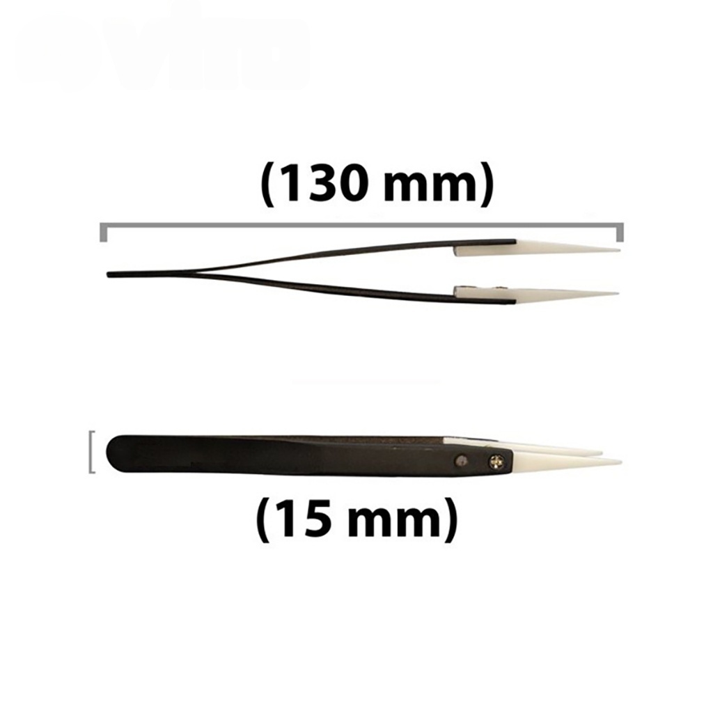 Nhíp Đầu Gốm Chuyên Dụng Gắp Linh Kiện Chống Tĩnh Điện Cán Thép Không Rỉ VITO VT00032 Nhíp Đầu Gốm Chuyên Dụng Gắp Linh Kiện Chống Tĩnh Điện Cán Thép Không Rỉ VITO VT00032