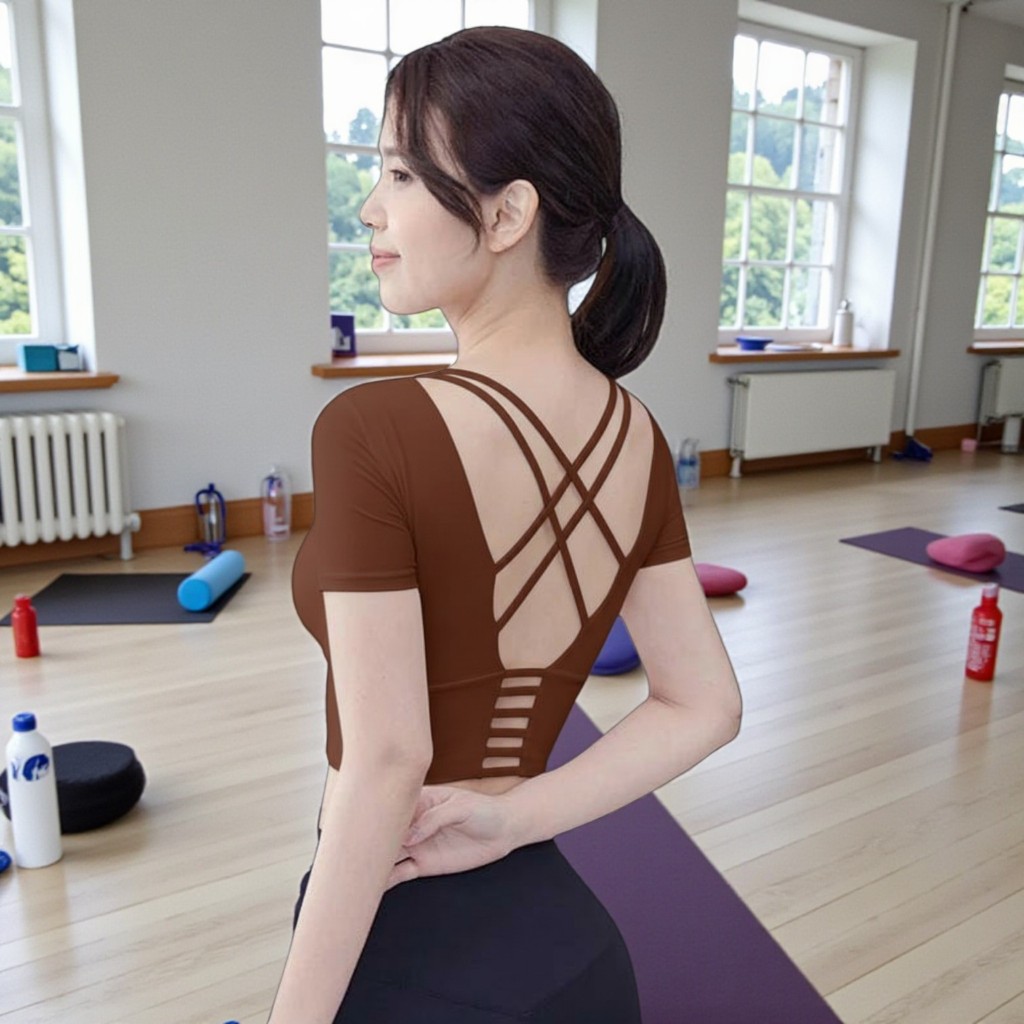 Áo croptop tập gym,yoga,aerobic,Zumba đan đây chéo lưng kèm mút (A42) Áo croptop tập gym,yoga,aerobic,Zumba đan đây chéo lưng kèm mút (A42)